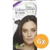 6x Hairwonder Colour & Care 4 Medium Brown (100 ml)