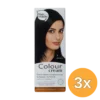 3x Hairwonder Colour Cream 3 Dark Brown (60 ml)