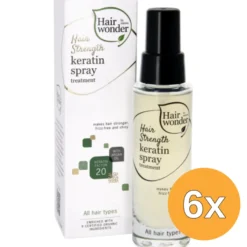 6x Hairwonder Hair strength keratin spray (50 ml)