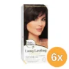 6x Hairwonder Long Lasting Colour 4 Medium Brown (100 ml)