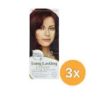 3x Hairwonder Long lasting colour 4.56 auburn (100 ml)