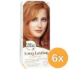 6x Hairwonder Long Lasting Colour 8.4 Copper Blond (100 ml)