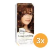 3x Hairwonder Long Lasting Colour 6.45 Copper Mahogany (100 ml)