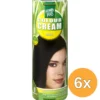 6x Hennaplus Colour cream black 1 (60 ml)