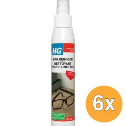 6x HG Brilreiniger (125 ml)