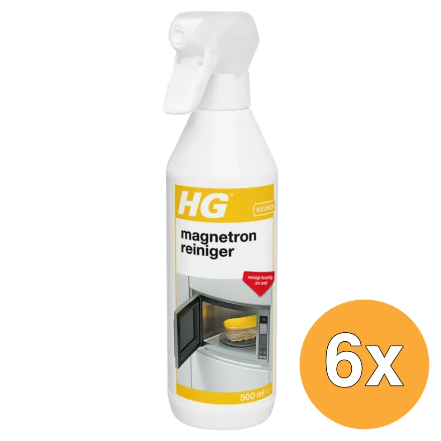 6x HG Magnetronreiniger (500 ml)