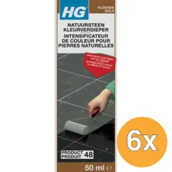 6x HG Natuursteen Kleurverdieper (50 ml)