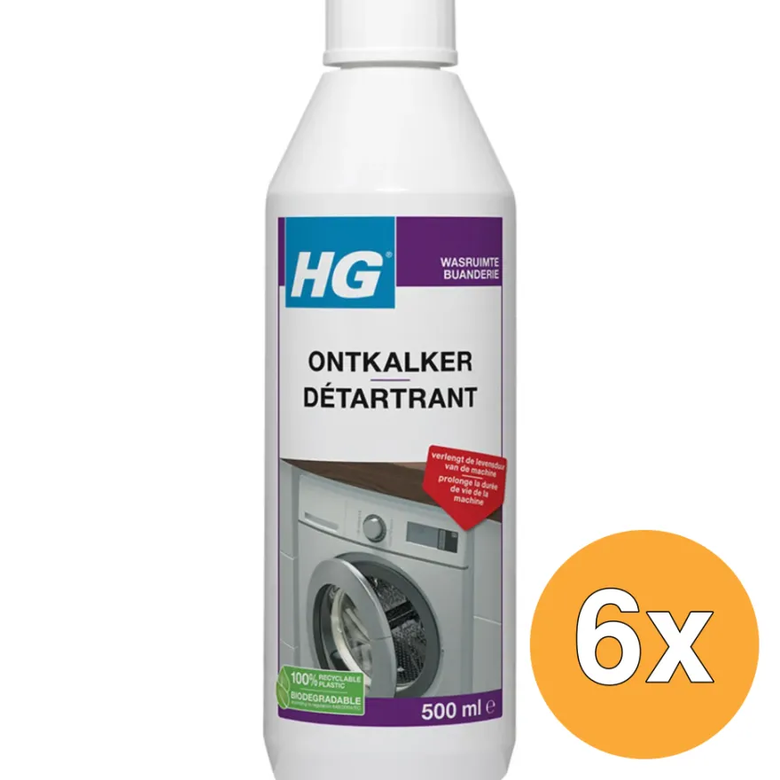 6x HG Ontkalker (500 ml)