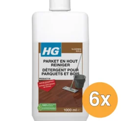 6x HG Parketreiniger (1000 ml)