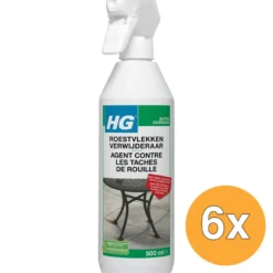 6x HG Roestvlekkenverwijderaar (500 ml)