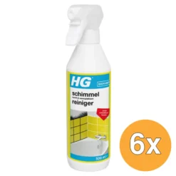 6x HG Schimmel Vocht Weerplekken Reiniger (500 ml)