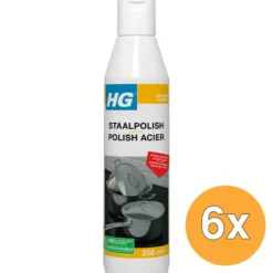 6x HG Staalpolish (250 ml)