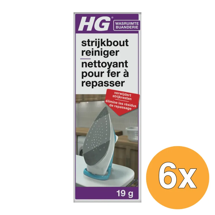6x HG Strijkboutreiniger (1 stuk)