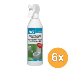 6x HG Toiletruimte Reiniger (500 ml)