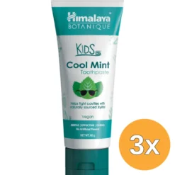 3x Himalaya Botanique kids tandpasta bubble mint (80 gr)