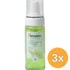3x Himalaya Herbals neem foam facewash (150 ml)