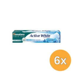 6x Himalaya Herbal tandpasta active white (75 ml)