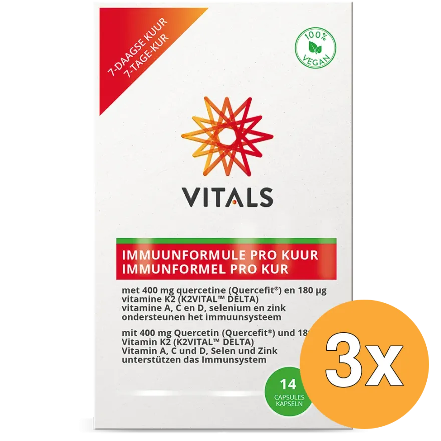 3x Immuunformule Pro Kuur (14 capsules)