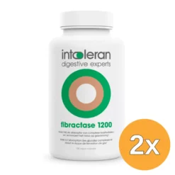 2x Intoleran Fibractase forte (108 capsules)
