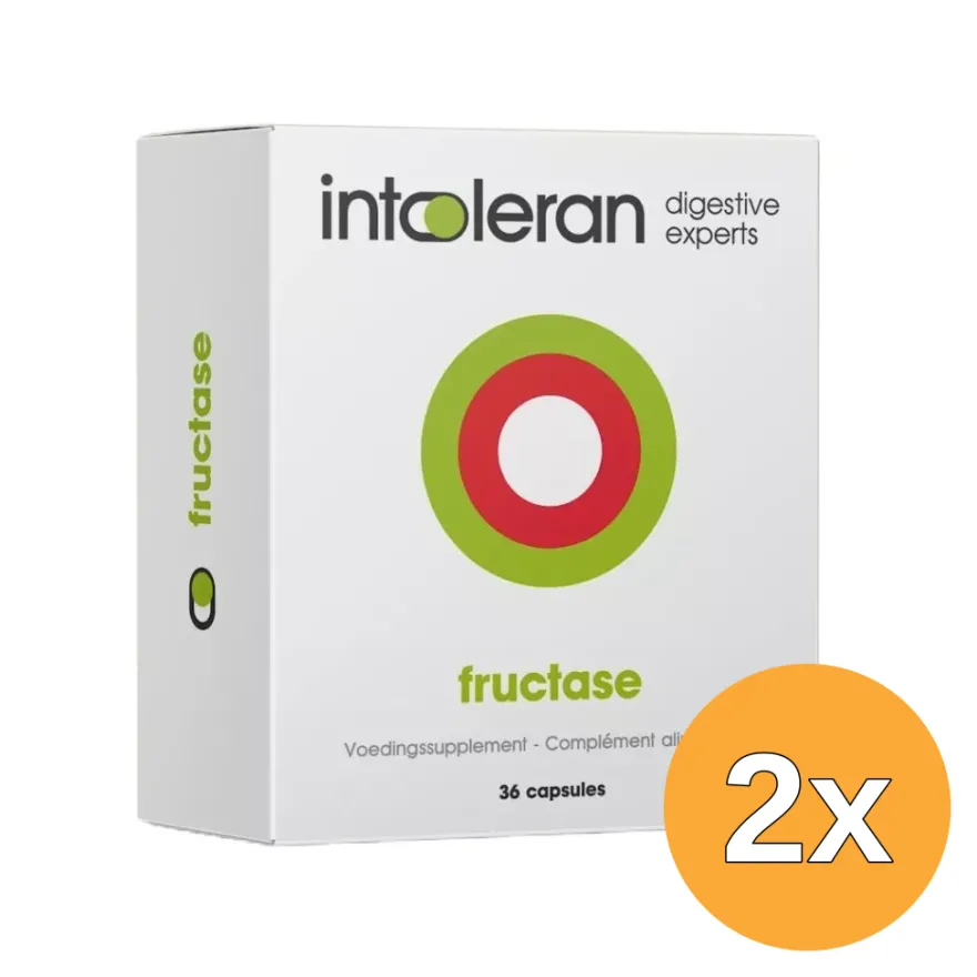 2x Intoleran Fructase (36 capsules)