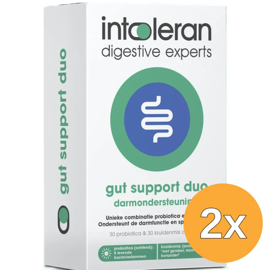 2x Intoleran Gut Support Duo Capsules (60 capsules)