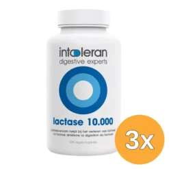 3x Intoleran Lactase 10.000 (108 capsules)
