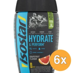 6x Isostar Hydrate & Performgrapefruit (400 gr)
