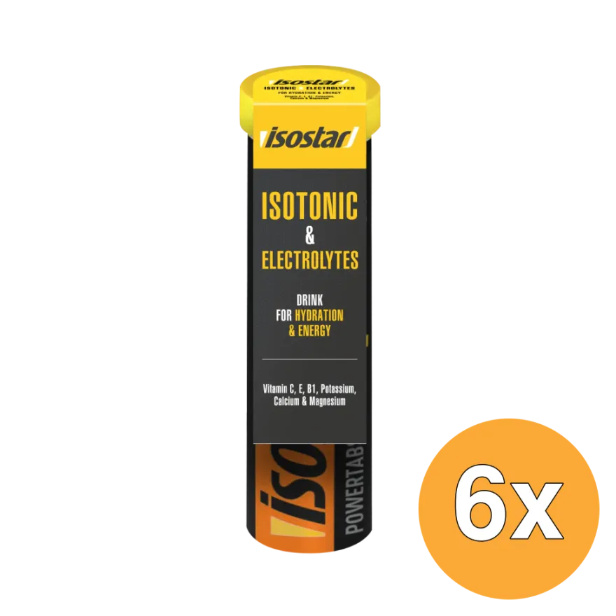 6x Isostar Powertabs Orange (120 gr)