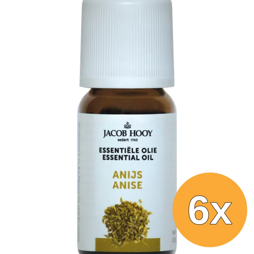 6x Jacob Hooy Anijs olie (10 ml)