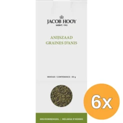 6x Jacob Hooy Anijszaad (50 gr)