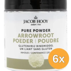 6x Jacob Hooy Arrowroot (120 gr)
