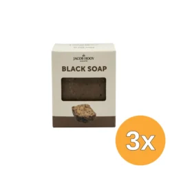 3x Jacob Hooy Black Soap Zeep (240 gr)