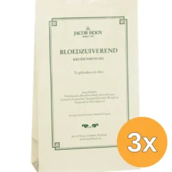 3x Jacob Hooy Bloedzuiverende Thee (100 gr)