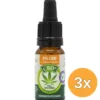 3x Jacob Hooy CBD Plus Olie 5% (10 ml)