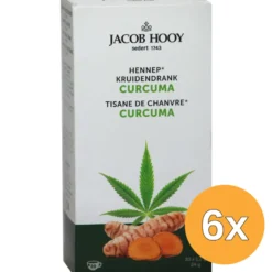 6x Jacob Hooy Curcuma Thee (20 stuks)