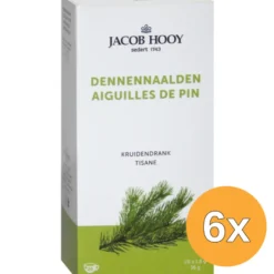 6x Jacob Hooy Dennennaalden (20 zakjes)