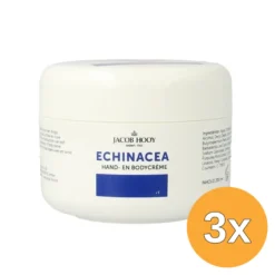 3x Jacob Hooy Echinacea / Aloe Vera Hand en Bodycrème (200 ml)