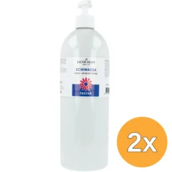 2x Jacob Hooy Echinacea Hand & Body Creme Tester (1000 ml)