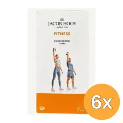 6x Jacob Hooy Fitness Thee (20 zakjes)