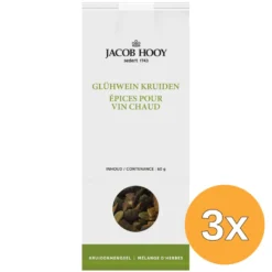 3x Jacob Hooy Glühwein (60 gr)
