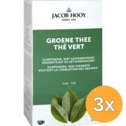 3x Jacob Hooygroene Thee zakjes (50 stuks)
