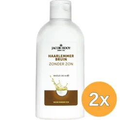 2x Jacob Hooy Haarlemmerbruin zonder zon (150 ml)