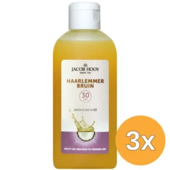 3x Jacob Hooy Haarlemmerbruin SPF 30 (150 ml)