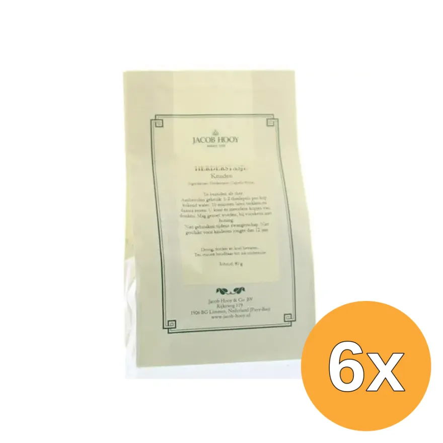 6x Jacob Hooy Herderstasje Thee (80 gr)
