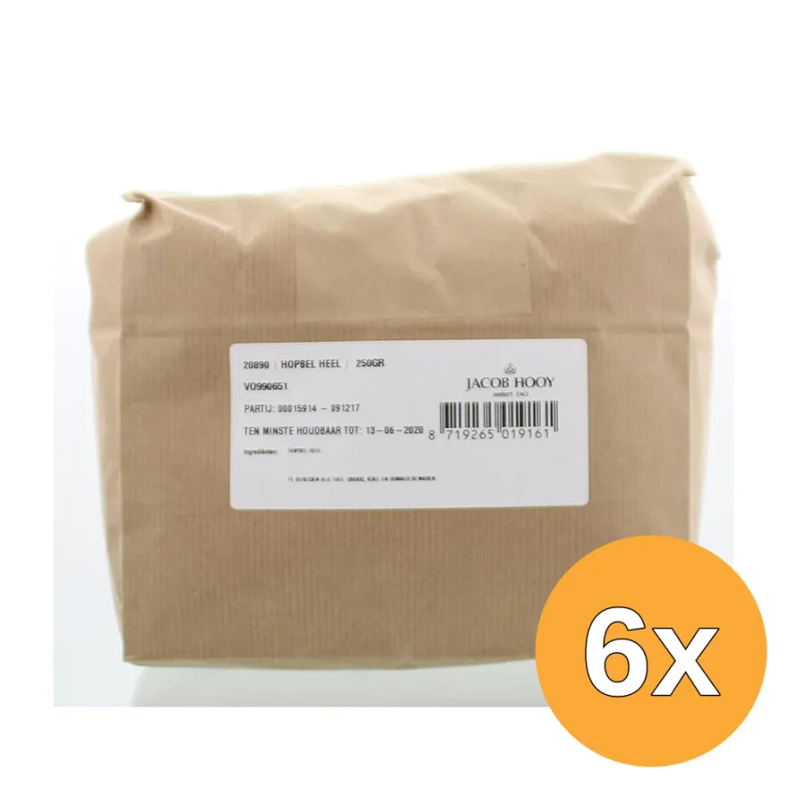 6x Jacob Hooy Hopbel Heel (250 gr)