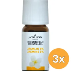 3x Jacob Hooy Jasmijn olie (10 ml)