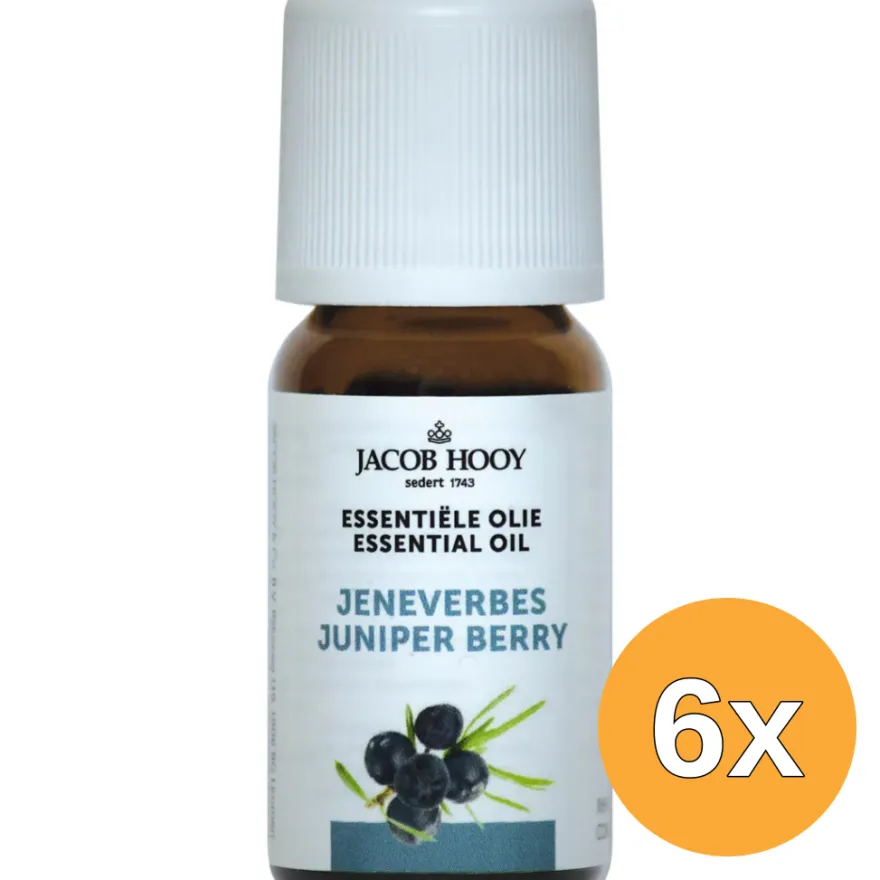 6x Jacob Hooy Jeneverbes olie (10 ml)