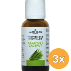 3x Jacob Hooy Kajapoet olie (30 ml)
