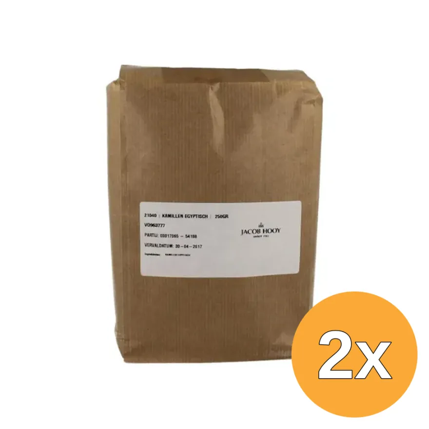 2x Jacob Hooy Kamillen/matric flos/egypte (250 gr)