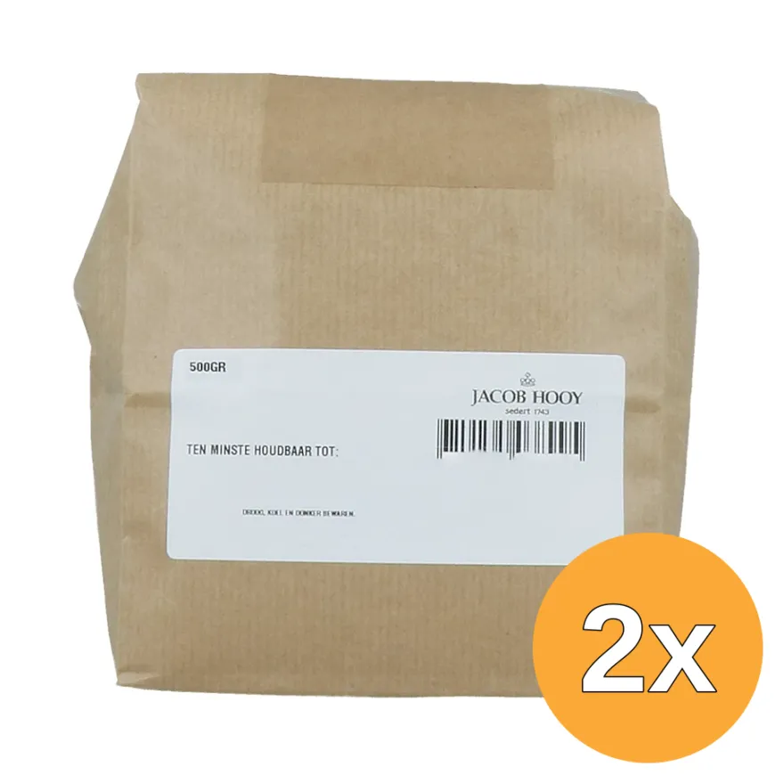 2x Jacob Hooy Lavaswortel Gesneden (500 gr)